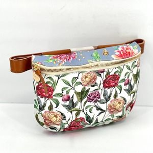 Clare V Bags Clare V Fanny Pack Belt Bag Floral Print Leather